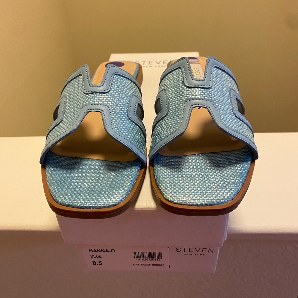 Steven By Steve Madden Blue Sandals